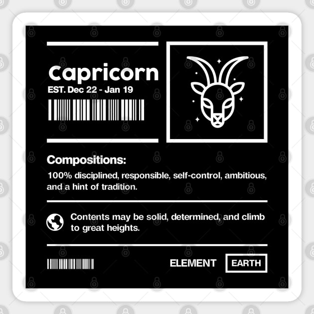 Capricorn Sticker by artslaves